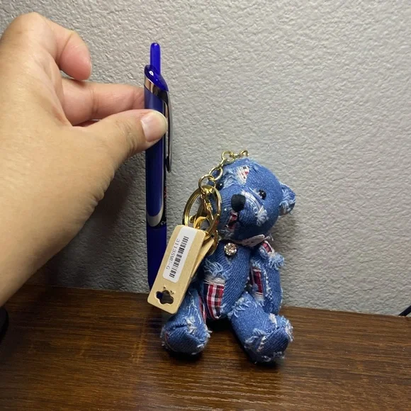 Denim bear key chain - Picture 10 of 11